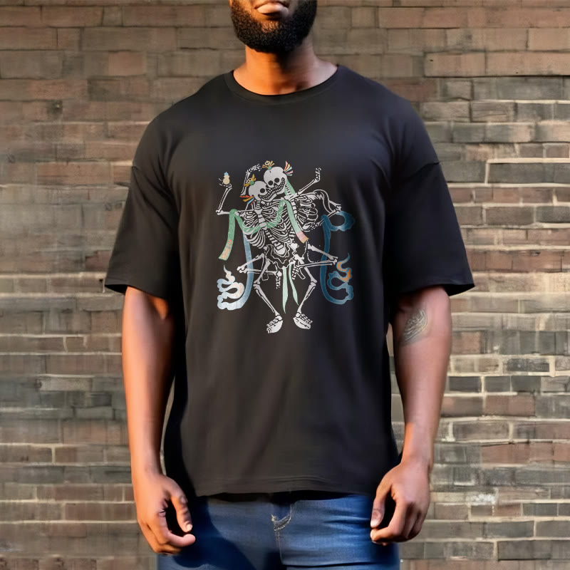 Buddha Stonesチベット 屍の王 森 デザイン Tシャツ - image 3