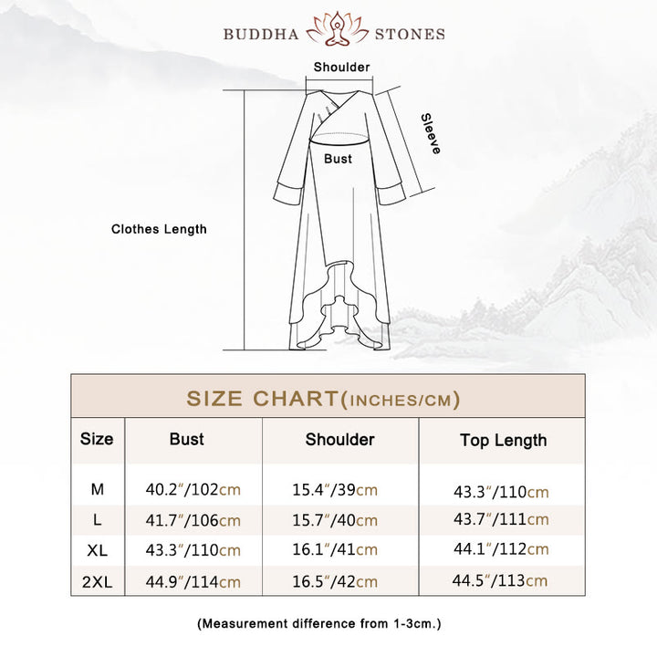 Buddha StonesVネック ミディ丈 チュニックドレス ワイドレッグパンツ 瞑想 禅 練習 ダンスウェア - image 5