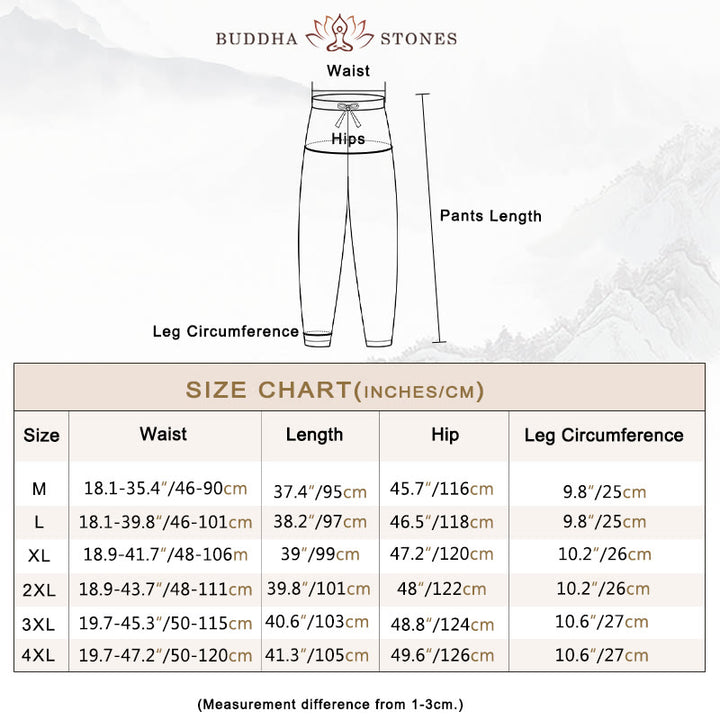 Buddha Stones無地の伝統的な半袖Tシャツとパンツのメンズ服セット - image 5