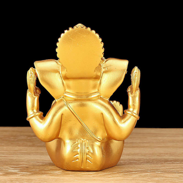 Buddha Stonesガネーシャ ガンパティ 象像 変身 樹脂製 ホームデコレーション