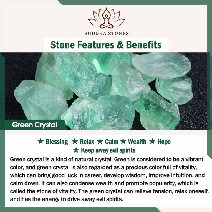 Buddha Stonesピンククリスタル グリーンクリスタル ホワイトクリスタル フラワー 温もりブレスレット - image 6