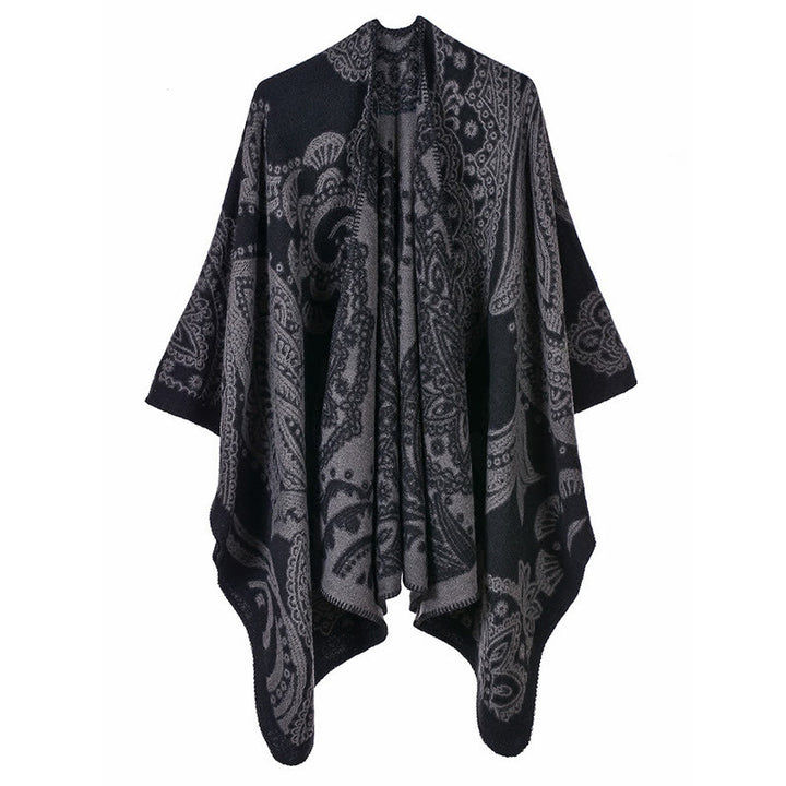 Buddha Stonesチベットカシューフラワーショール 秋冬 心地よいスカーフラップ