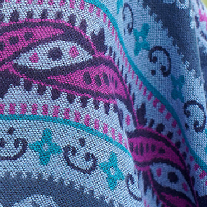 Buddha Stonesチベット 幾何学模様 横縞 花柄 ショール 秋冬 暖かい ソフト スカーフ ラップ - image 16