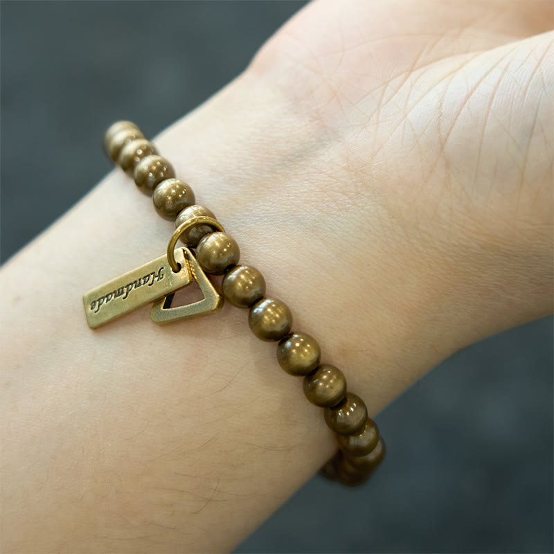 Buddha Stones銅ビーズバランスブレスレット