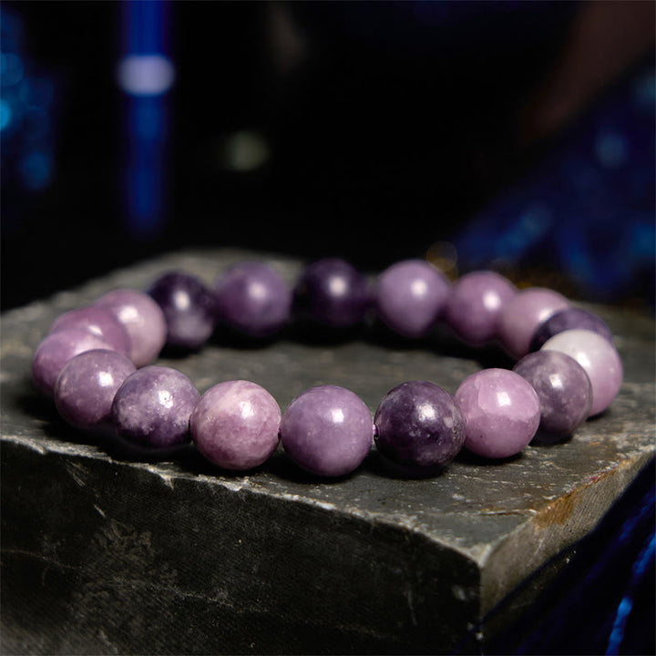 Buddha Stones紫雲母石ポジティブブレスレット