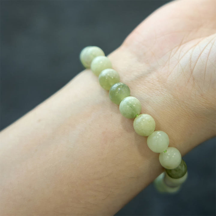 Buddha Stones翡翠の豊穣のブレスレット