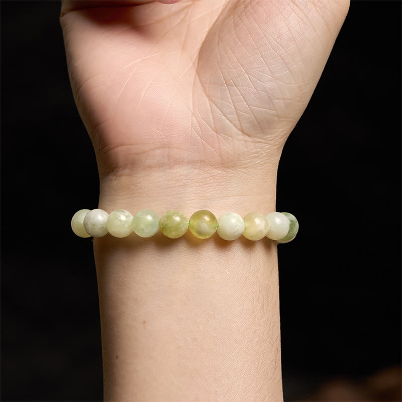 Buddha Stones翡翠の豊穣のブレスレット