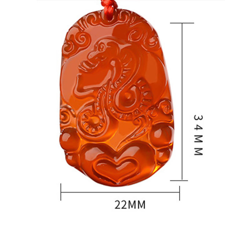 Buddha Stones十二支 赤瑪瑙 幸運のネックレスペンダント - image 7