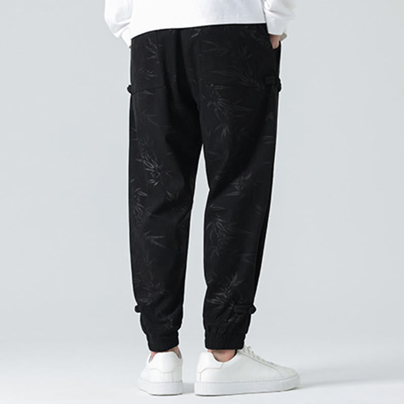 Buddha Stones秋冬 竹 メンズ フロッグボタン コーデュロイパンツ ポケット付き - image 12