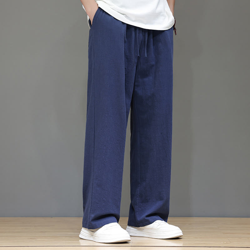 Buddha Stonesメンズ 夏用ストレートレッグパンツ（ポケット付き） - image 2