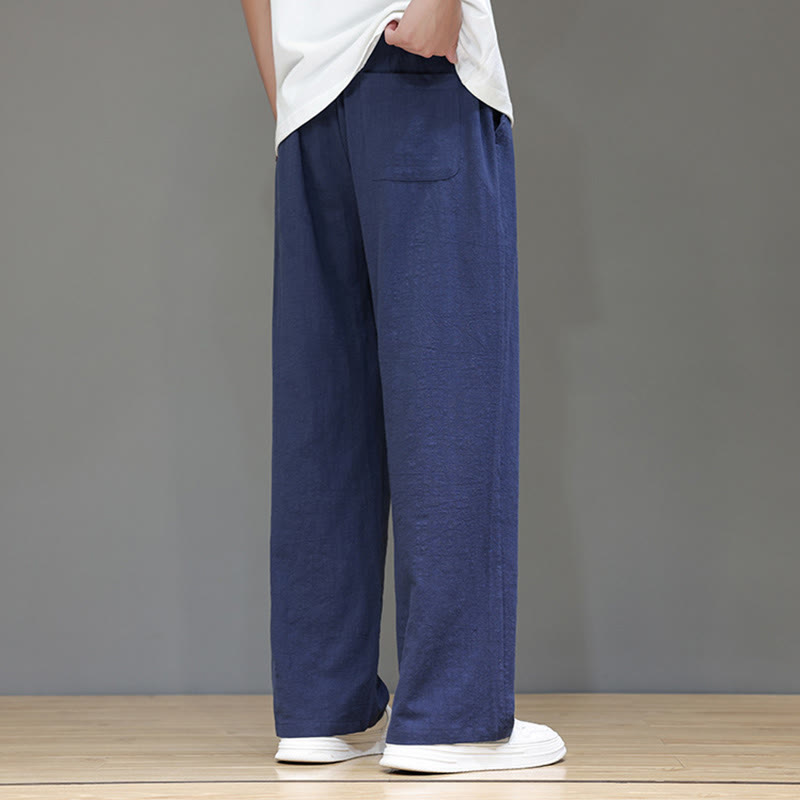Buddha Stonesメンズ 夏用ストレートレッグパンツ（ポケット付き） - image 4