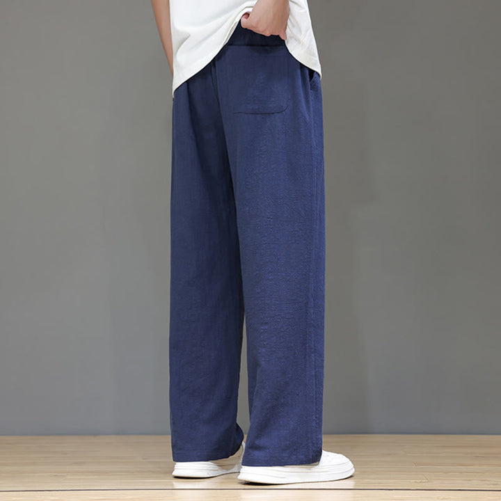 Buddha Stonesメンズ 夏用ストレートレッグパンツ（ポケット付き） - image 4
