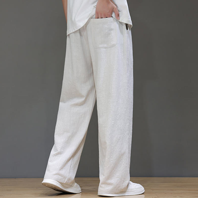 Buddha Stonesメンズ 夏用ストレートレッグパンツ（ポケット付き） - image 14