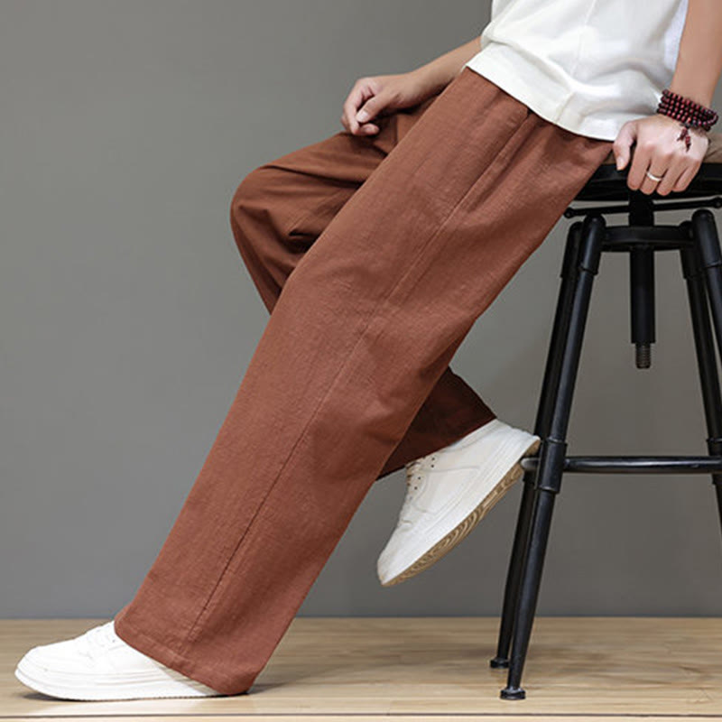 Buddha Stonesメンズ 夏用ストレートレッグパンツ（ポケット付き） - image 45