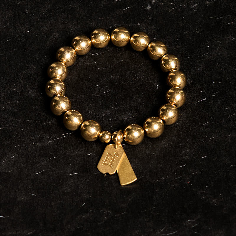 Buddha Stones真鍮・銅製ヒーリングブレスレット - image 1