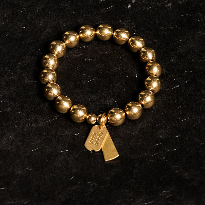 Buddha Stones真鍮・銅製ヒーリングブレスレット - image 1