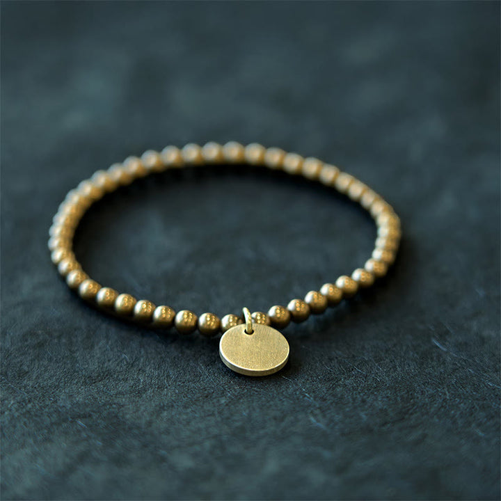 Buddha Stonesアメカジ真鍮銅バランスブレスレット - image 8
