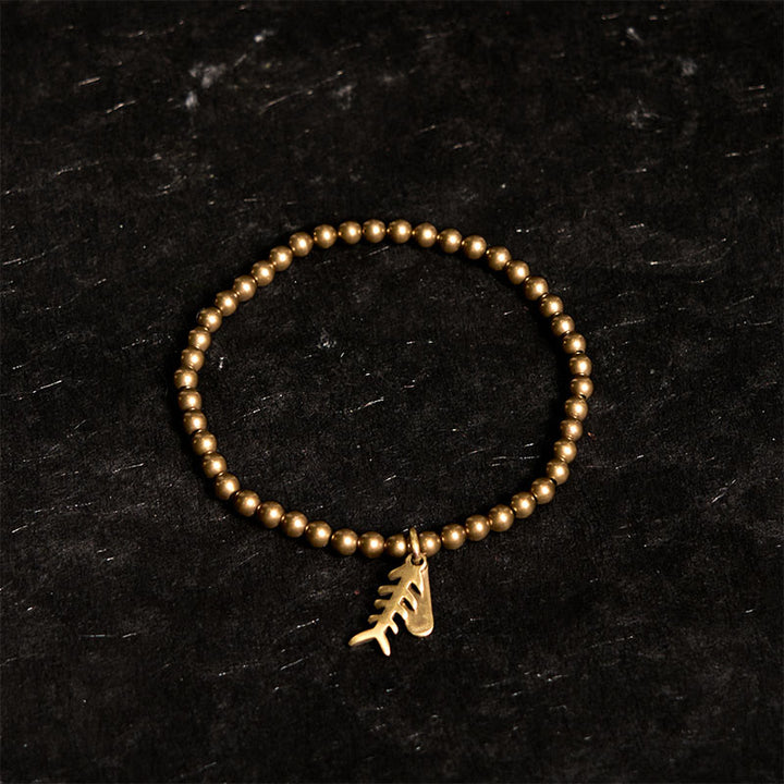 Buddha Stones銅魚骨ヒーリングブレスレット