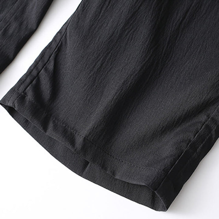 Buddha Stones 2点セット 唐装 伝統 カエルボタン メンズ 長袖 シャツ パンツ 衣装セット - image 13