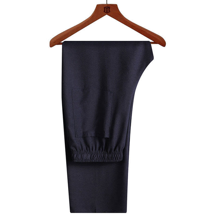 Buddha Stones 2点セット 唐装 無地 カエルボタン メンズ 長袖 シャツ パンツ セット - image 2