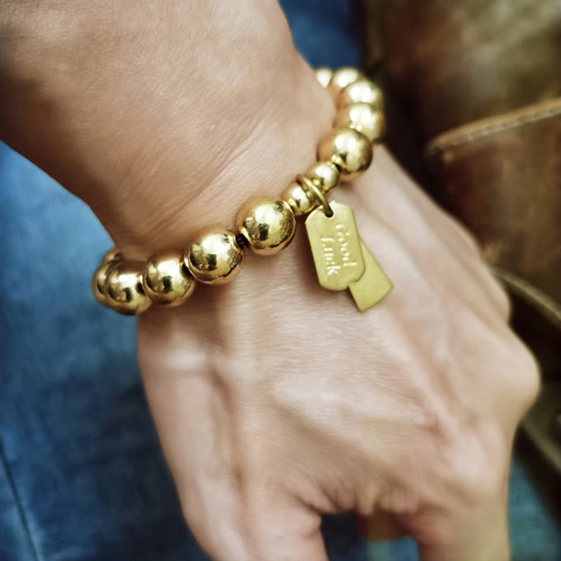 Buddha Stones銅製ヒーリングブレスレット