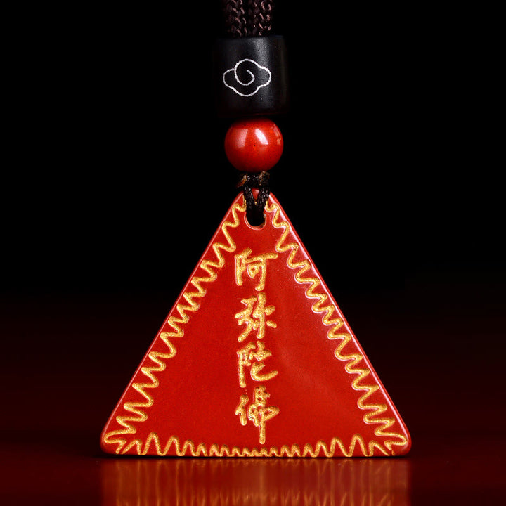 Buddha Stones辰砂 阿弥陀如来 静寂のネックレスペンダント