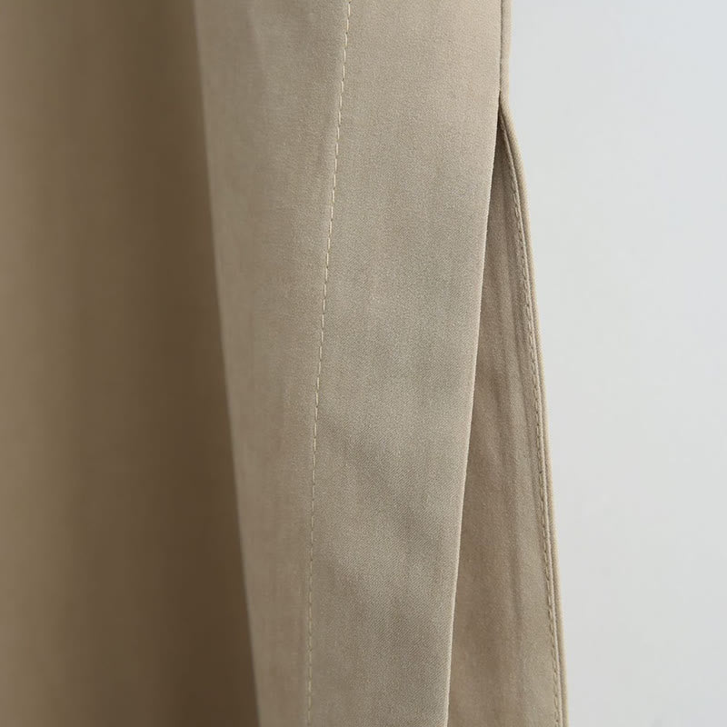 Buddha Stonesの秋の無地中国風フロッグボタンコットンメンズ唐装ローブ - image 18