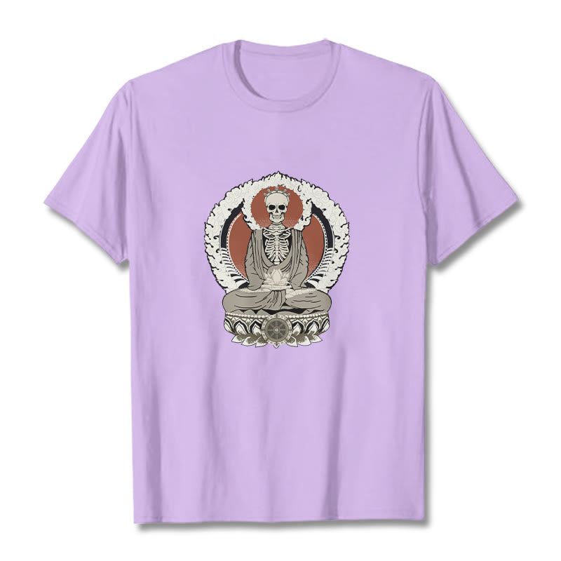 Buddha Stonesスケルトン柄Tシャツ - 梅 - 2XL - image 17