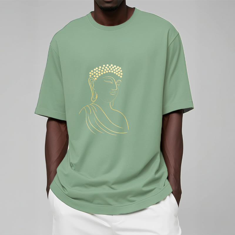 Buddha Stones瞑想する仏陀の柄 Tシャツ - image 16