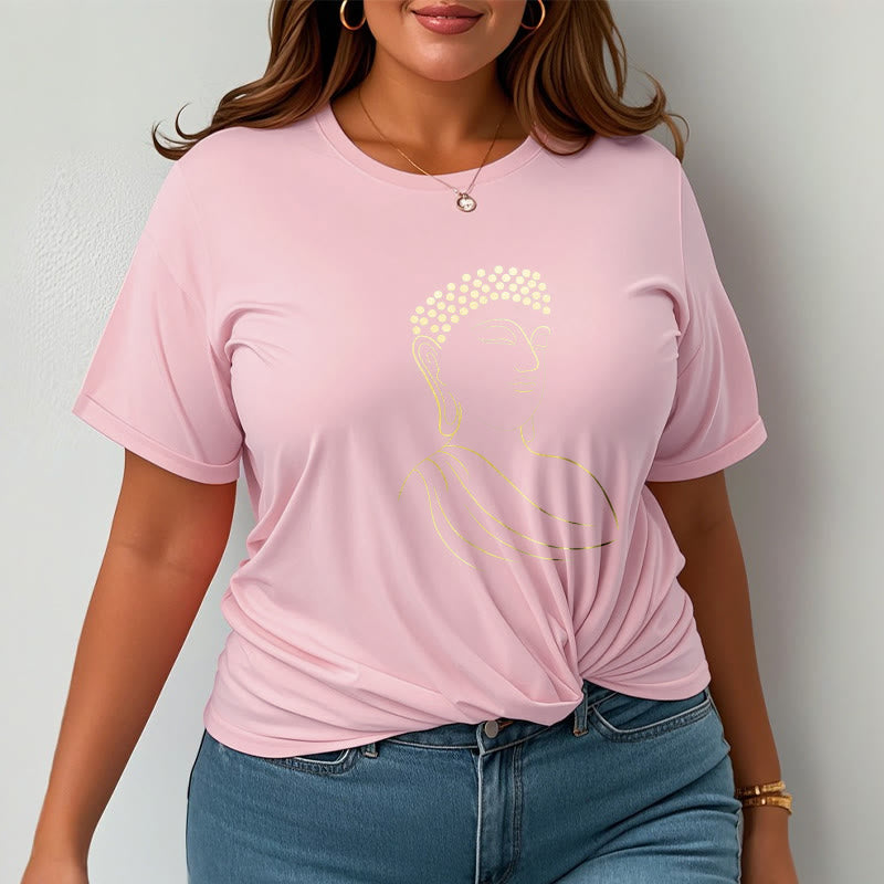 Buddha Stones瞑想する仏陀の柄 Tシャツ - image 14