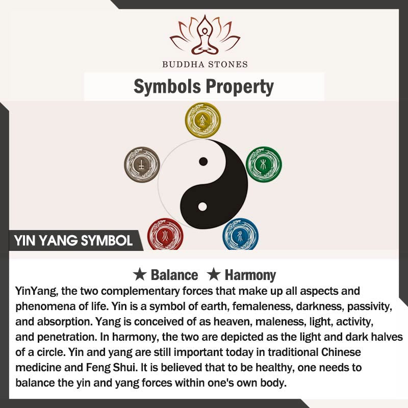 Buddha Stones黒曜石陰陽九字真言成就ブレスレット