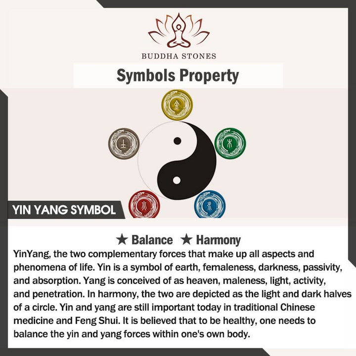 Buddha Stones黒曜石陰陽九字真言成就ブレスレット