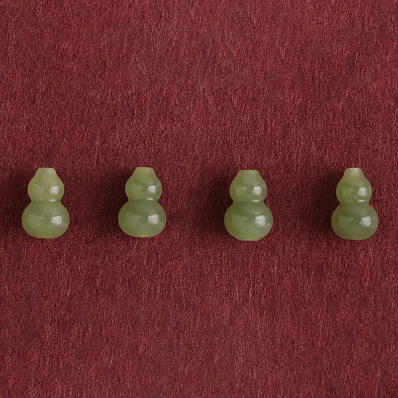 Buddha Stones天然和田翡翠ひょうたん守護幸運編み込みブレスレットアンクレット