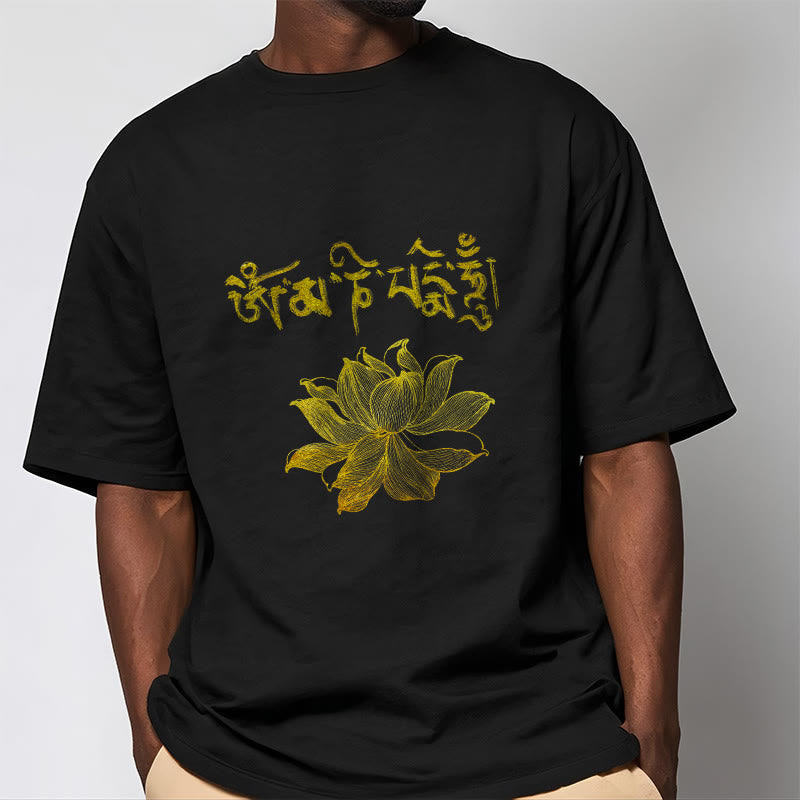 Buddha Stones黄金蓮 サンスクリットTシャツ - image 2