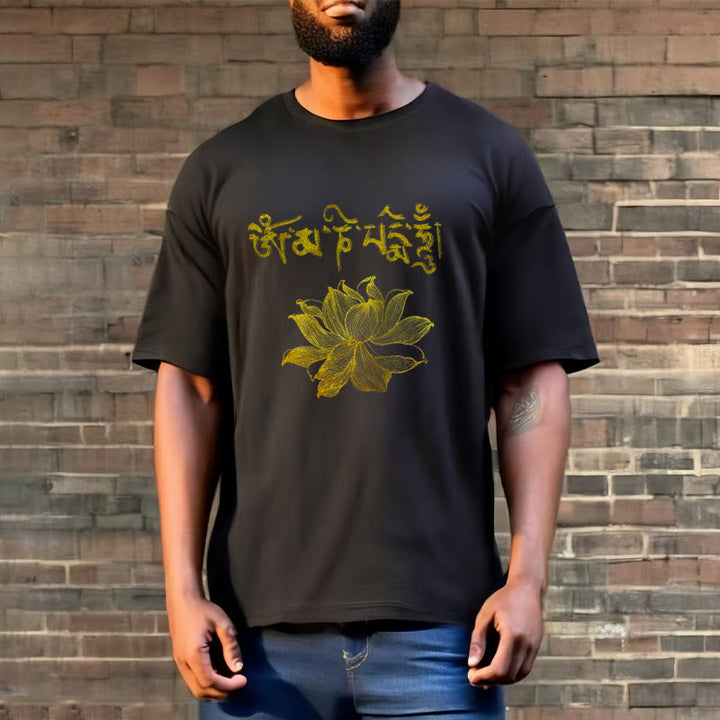 Buddha Stones黄金蓮 サンスクリットTシャツ - image 1