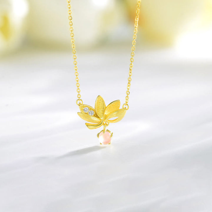 Buddha Stones925 スターリングシルバー 蓮 邪悪な霊を遠ざける ネックレス ペンダント - image 1