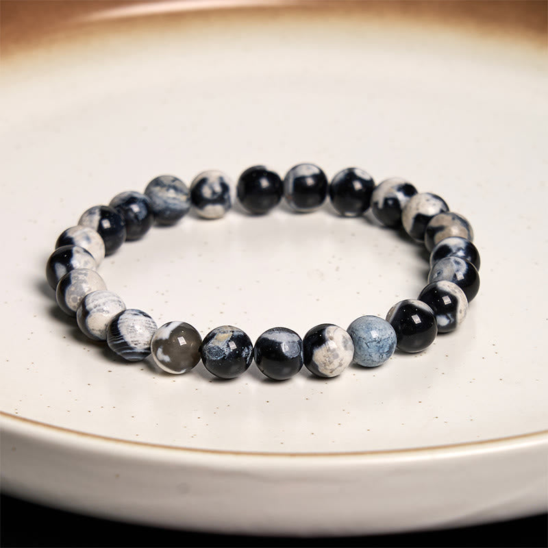 Buddha Stonesオルカアゲート 守護ブレスレット