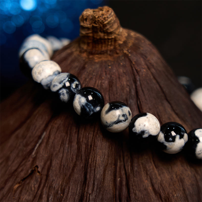 Buddha Stonesオルカアゲート 守護ブレスレット