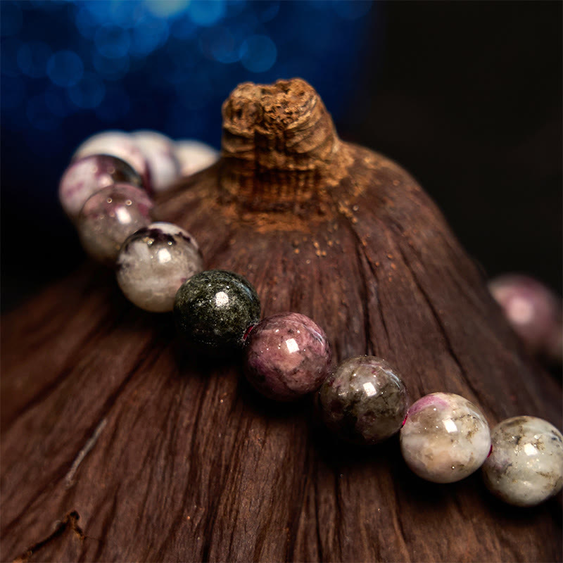 Buddha Stones梅の花トルマリンバランスブレスレット