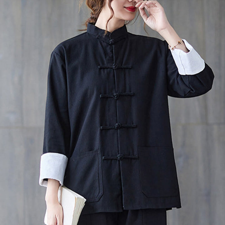 Buddha Stonesレディース カエルボタン長袖シャツパンツ 瞑想服 - image 5