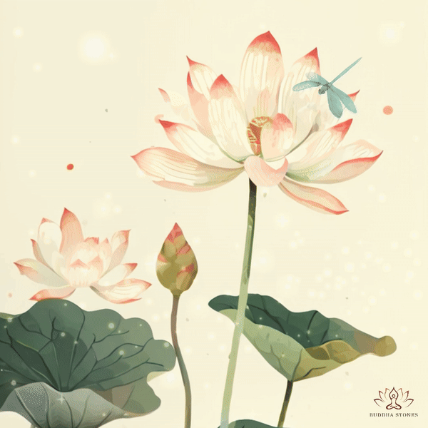 Buddha Stones、蓮の花、葉、トンボのプリント、フィットネスレギンス、レディースヨガパンツ - image 1