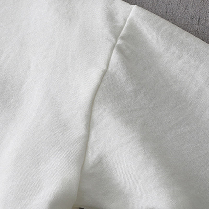 Buddha Stones無地ボタン長袖レディースシャツ - image 6