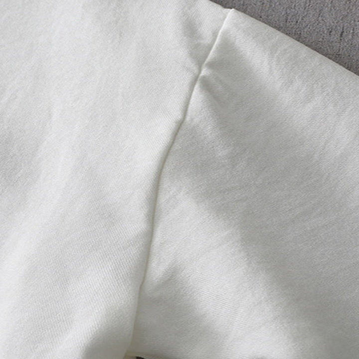 Buddha Stones無地ボタン長袖レディースシャツ - image 6