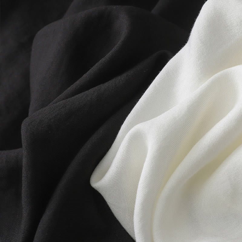 Buddha Stones無地ボタン長袖レディースシャツ - image 12