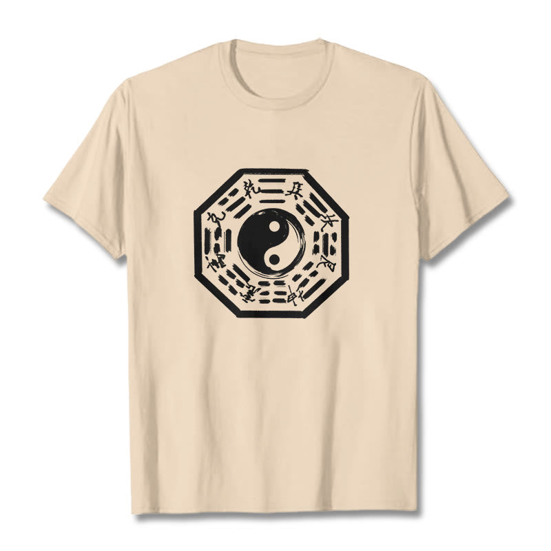 Buddha Stones八卦柄コットンTシャツ - ビスク - 2XL - image 13