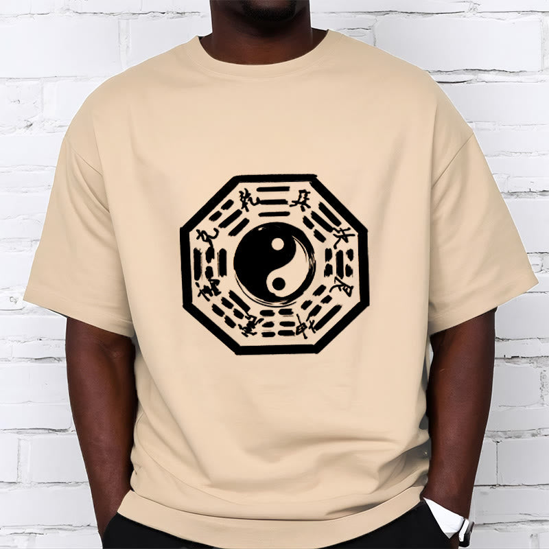 Buddha Stones八卦柄コットンTシャツ - image 13