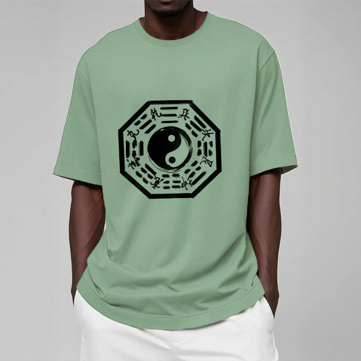 Buddha Stones八卦柄コットンTシャツ - image 15