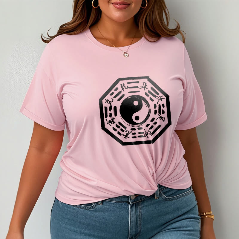 Buddha Stones八卦柄コットンTシャツ - image 19