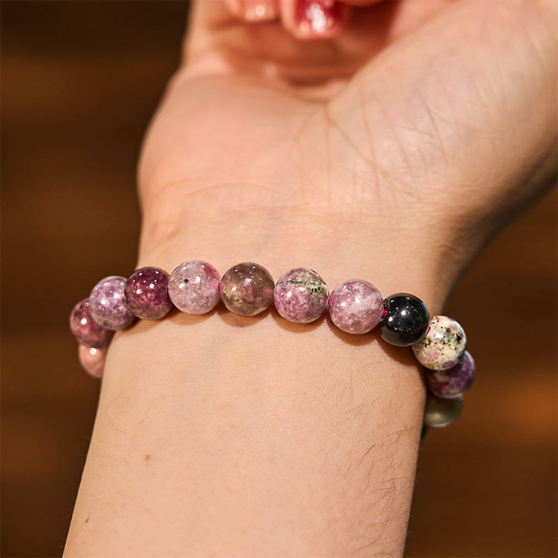 Buddha Stonesレインボートルマリン ポジティブブレスレット