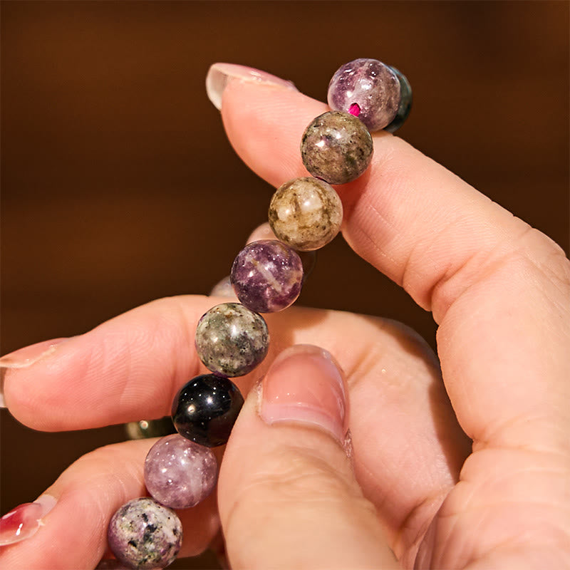 Buddha Stonesレインボートルマリン ポジティブブレスレット